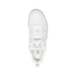 White Calfskin Low Top Sneakers