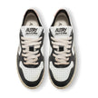 White Leather Low Top Sneakers