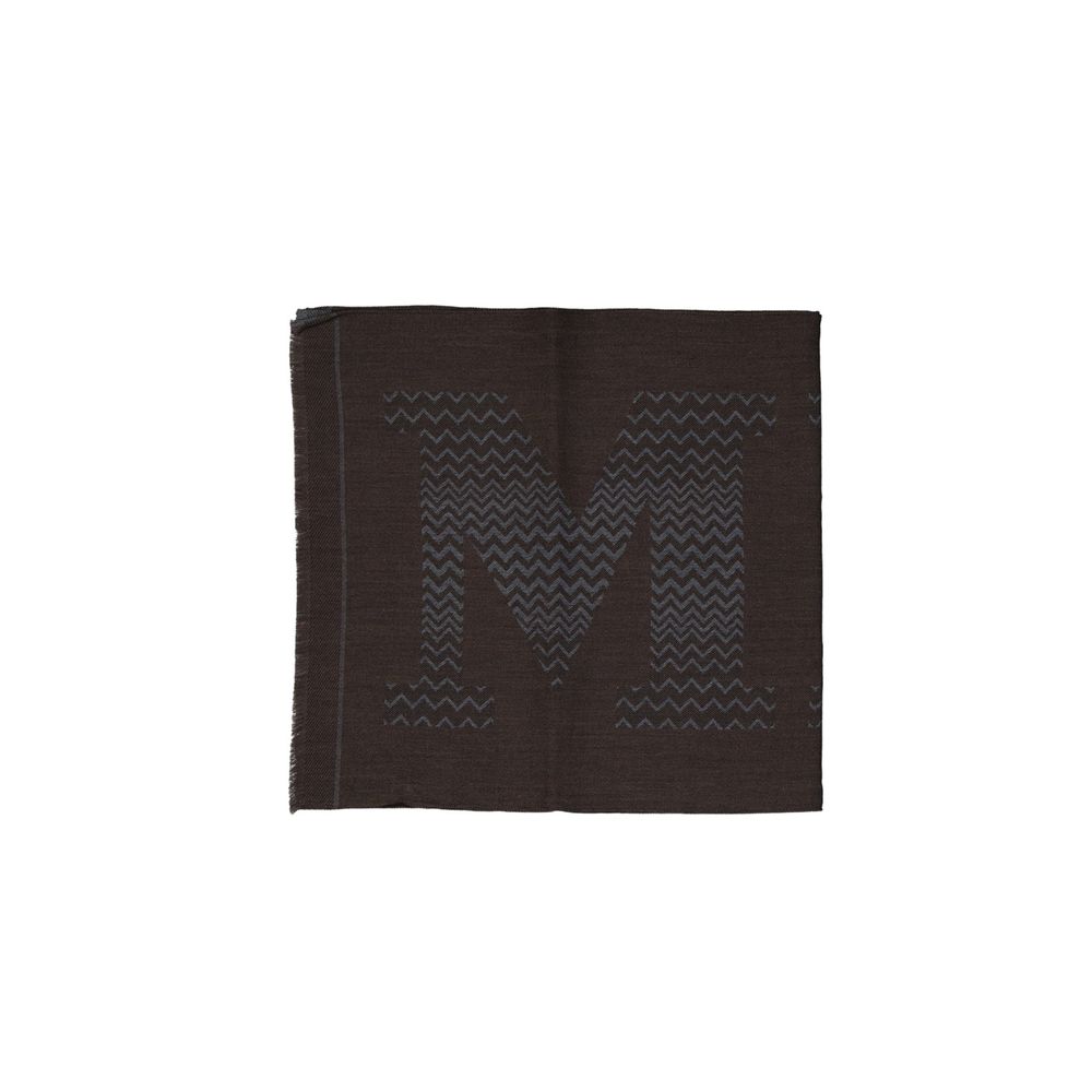 Brown Virgin Wool Scarf