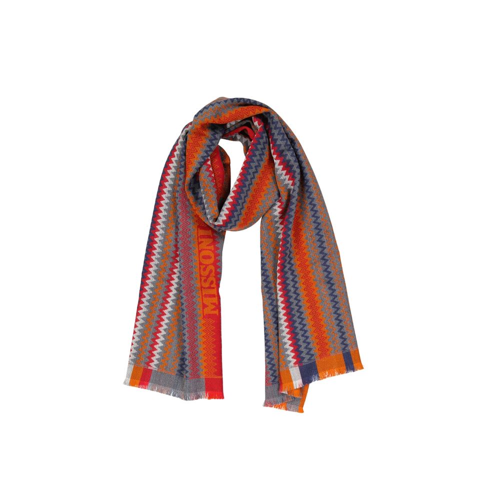 Gray Wool Scarf