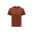 Brown Cotton T-Shirt