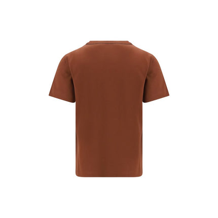Brown Cotton T-Shirt