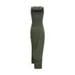 Bicolor Polyester Casual Dress