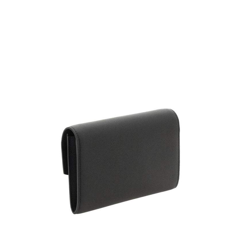 Black Calf Leather Bos Taurus Clutch Bag