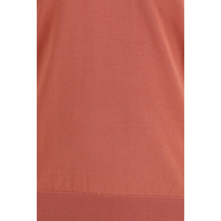 Orange Cotton Sweatshirt