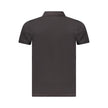 Black Cotton Men's Polo Shirt