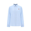 Blue Cotton Dress Shirt