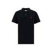 Black Cotton Polo Shirt