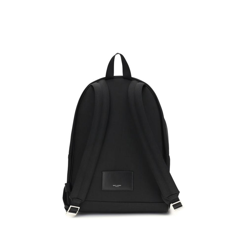 Black Fabric Backpack