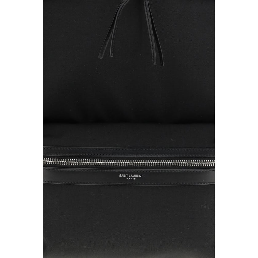 Black Fabric Backpack