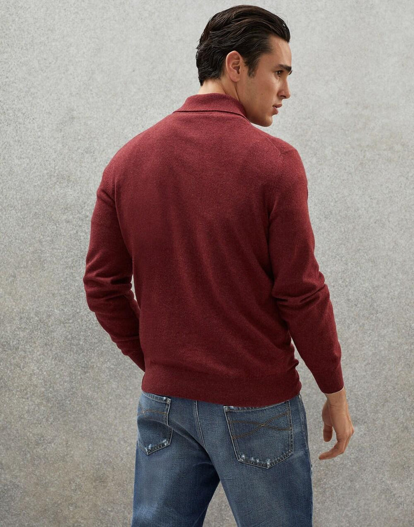 Red Cashmere Sweater