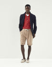 Orange Cotton Polo Shirt