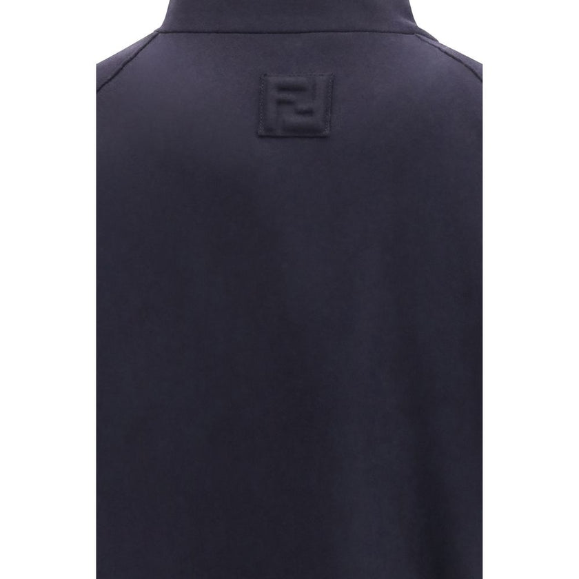 Blue Cashmere Bomber