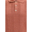 Orange Cotton Polo Shirt