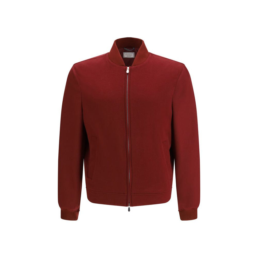 Multicolor Cashmere Bomber