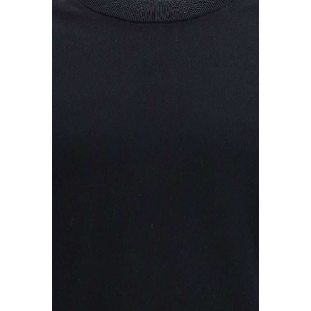 Black Cotton Sweatshirt