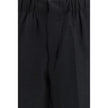 Black Viscose Casual Pants
