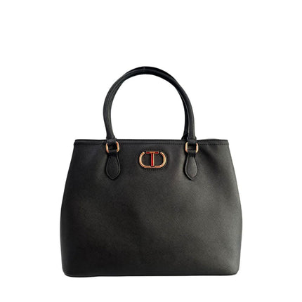 Yellow Polyurethane Women Shoulder Bag