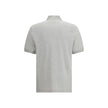 Gray Cotton Polo Shirt