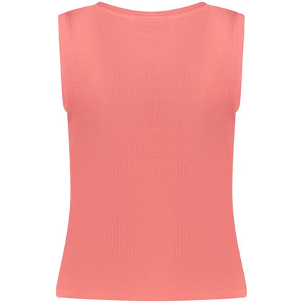 Pink Cotton Women's Tank Top