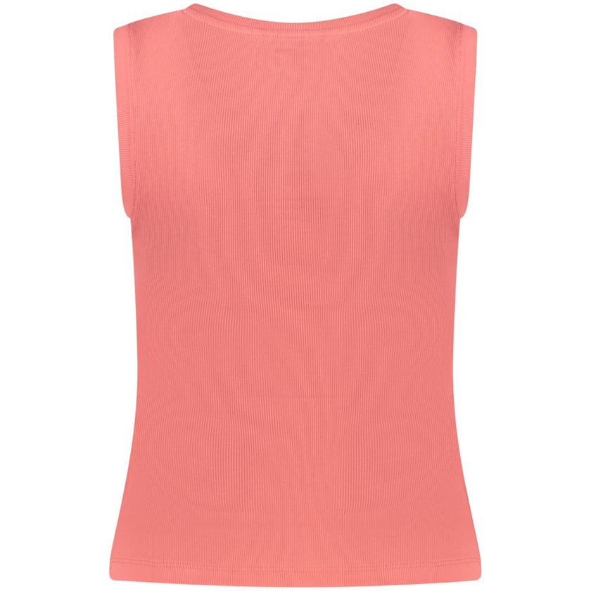 Pink Cotton Women's Tank Top