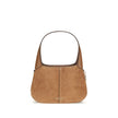 Beige Calf Leather Bos Taurus Shoulder Bag