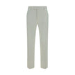 White Cotton Casual Pants