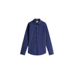 Blue Cotton Dress Shirt