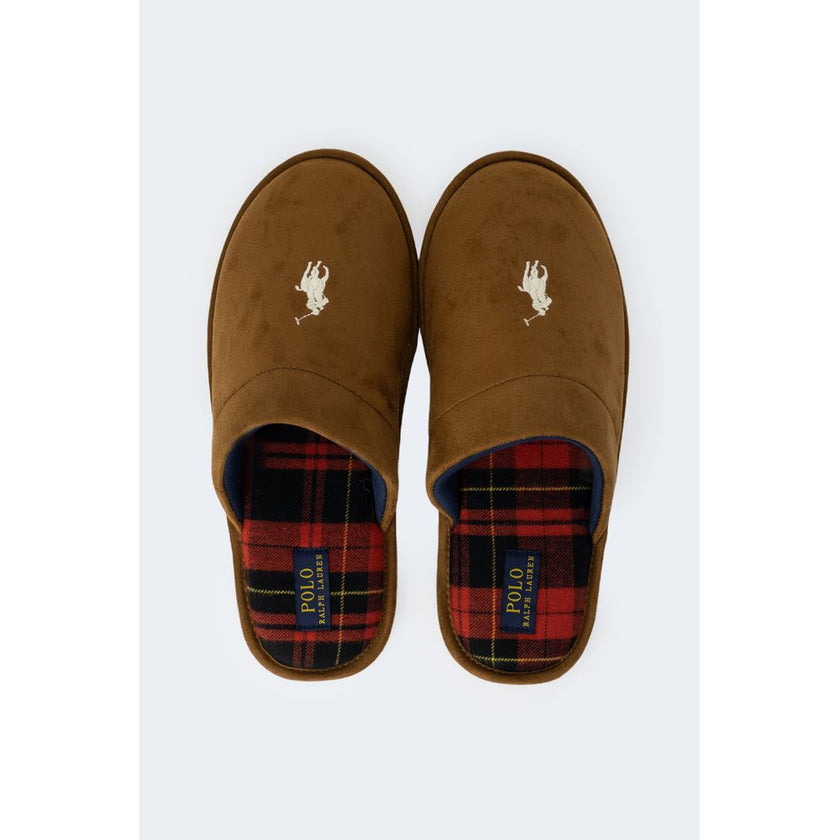 Beige Polyester Slippers