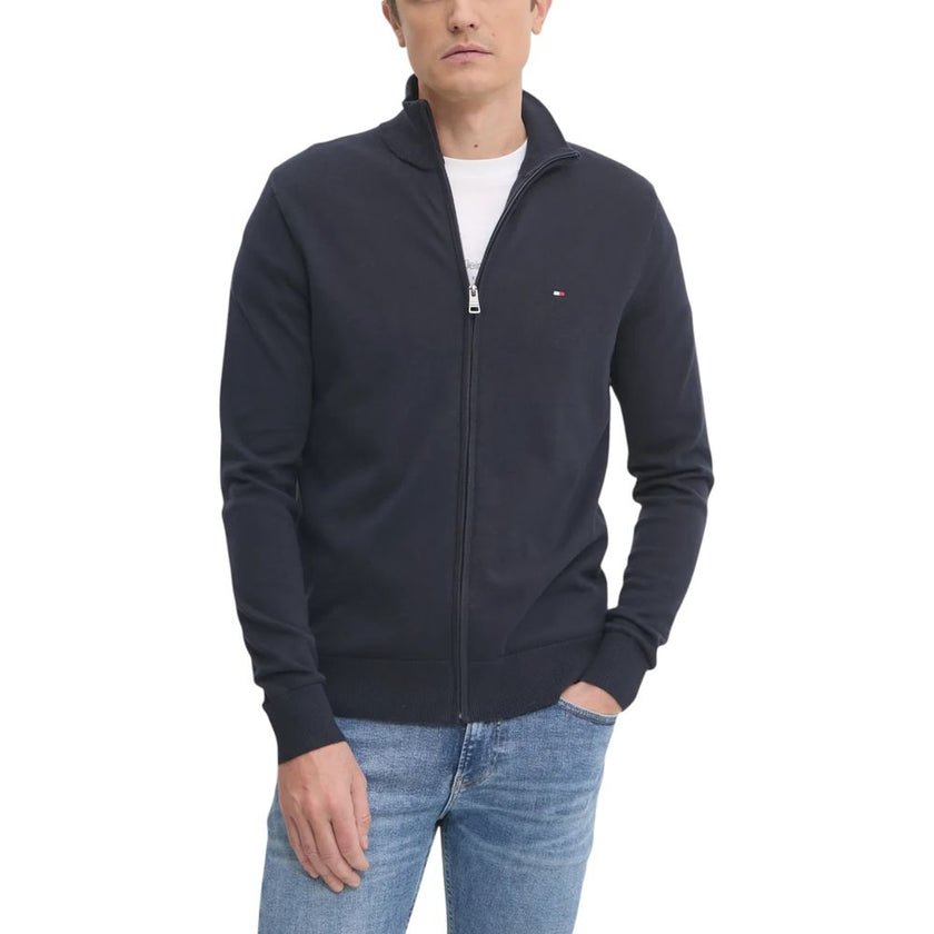 Blue Cotton Cardigan
