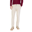 Beige Cotton Pants