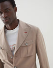 Brown Linen Jackets And Coat