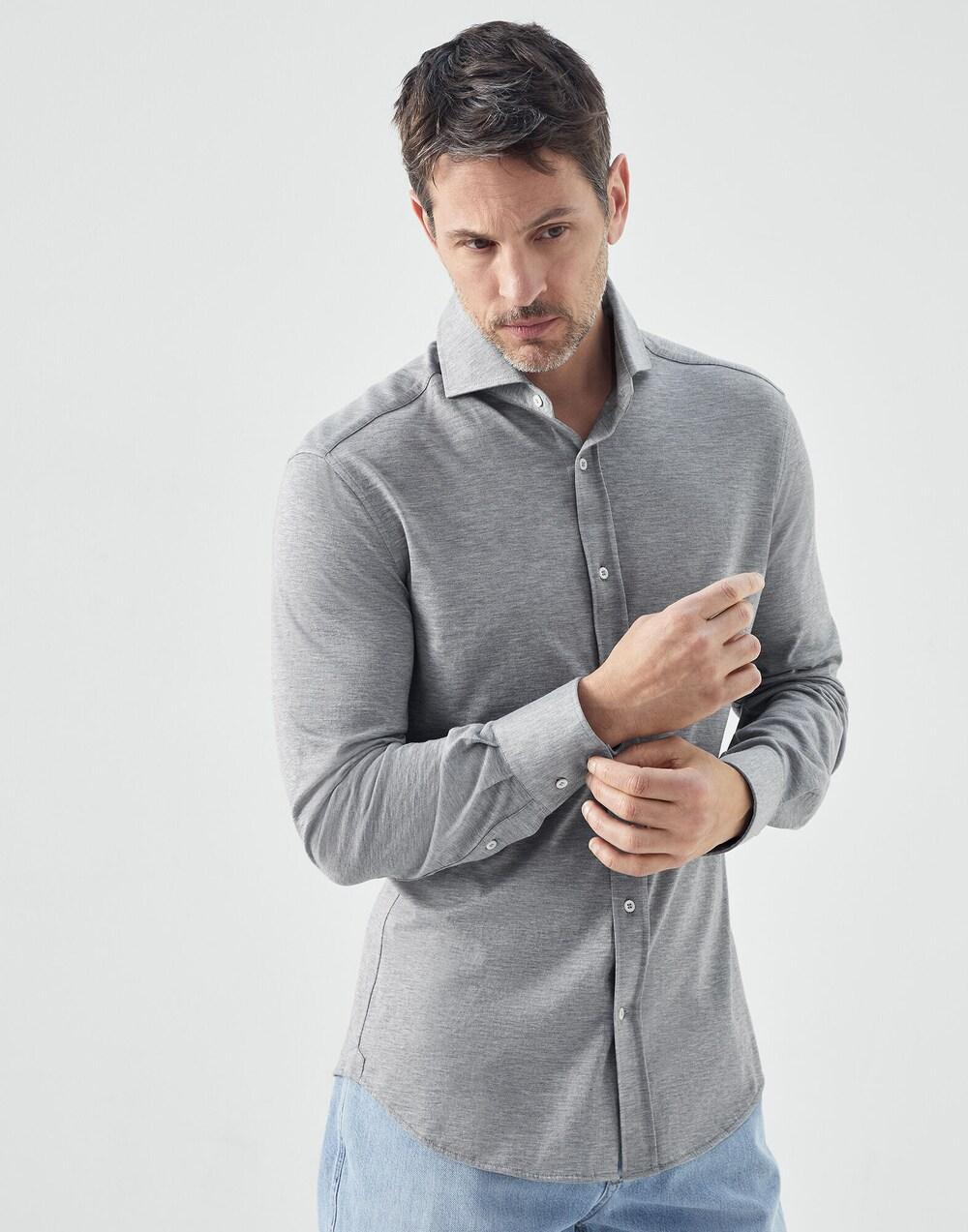 Gray Silk Coat
