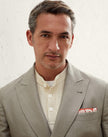 Green Linen Blazer