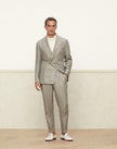 Green Linen Blazer