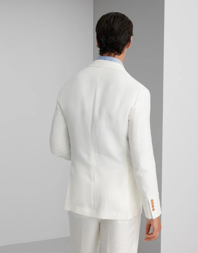 White Linen Blazer