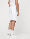 White Cotton Shorts