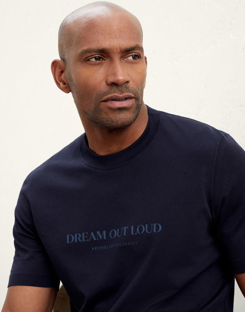 Blue Cotton T-Shirt