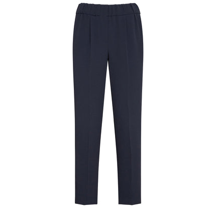 Blue Acetate Casual Pants