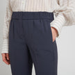 Blue Acetate Casual Pants