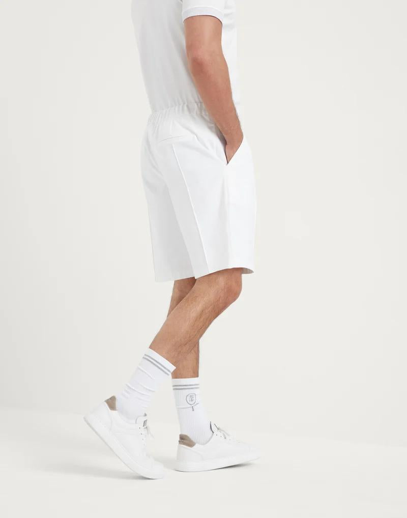 Multicolor Polyester Shorts