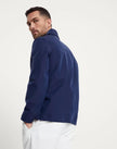 Bicolor Linen Coat