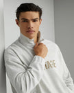 Silver Cotton Sweatshirt
