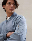 Blue Cotton Bomber