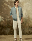 Blue Cotton Bomber