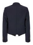 Blue Wool Jackets And Coat