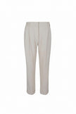 White Viscose Casual Pants