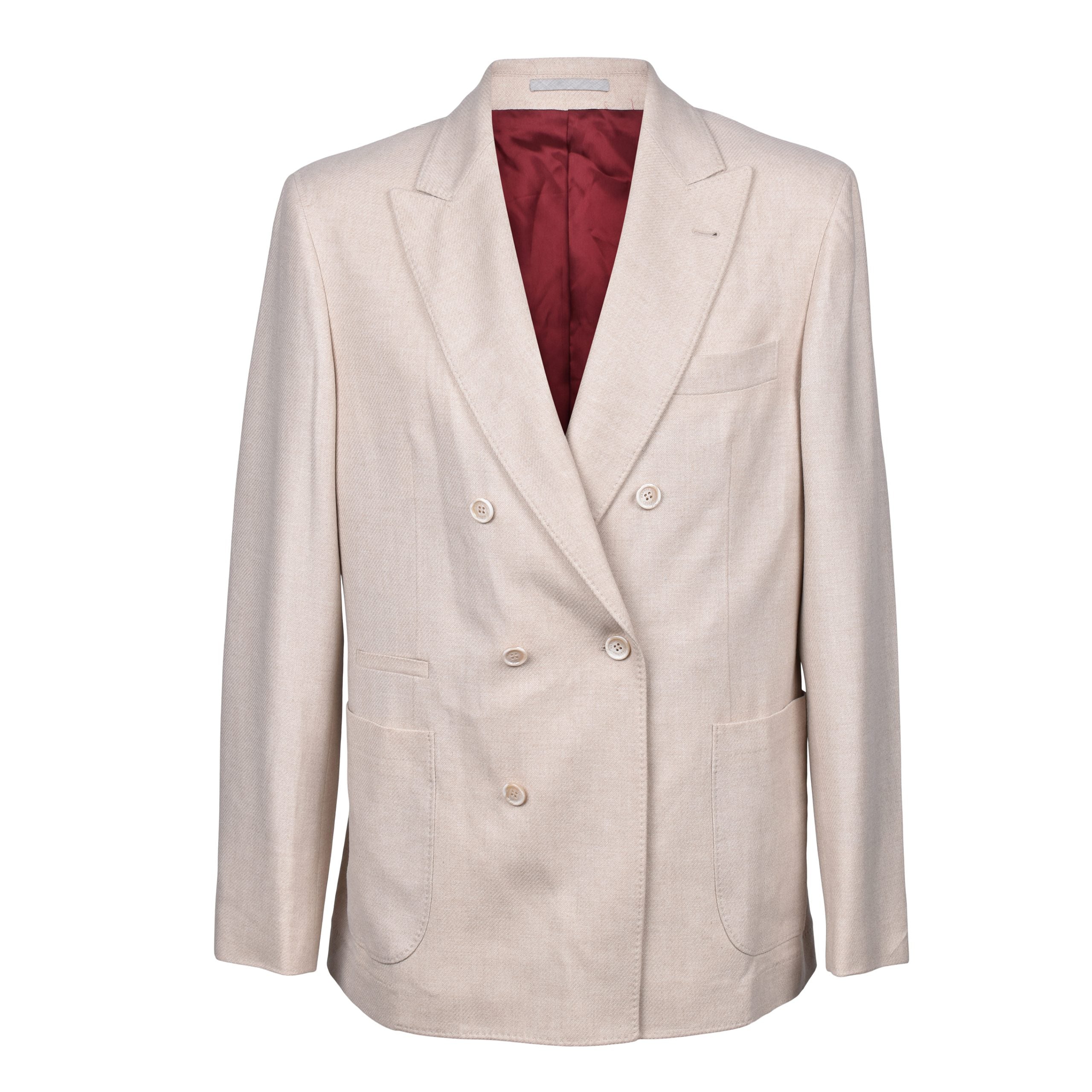 Beige Wool Blazer