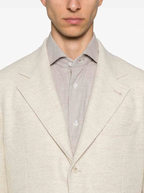 Yellow Wool Blazer