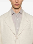Yellow Wool Blazer